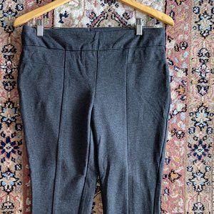 Hilary Radley Women Pull On Ankle Dress Pant Heather Gray Medium
